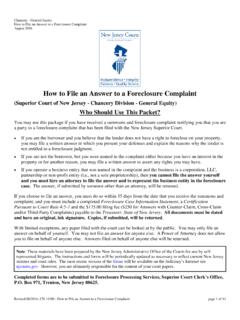 How to File an Answer to a Foreclosure Complaint