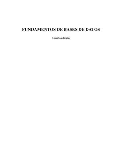 FUNDAMENTOS DE BASES DE DATOS - Sandino