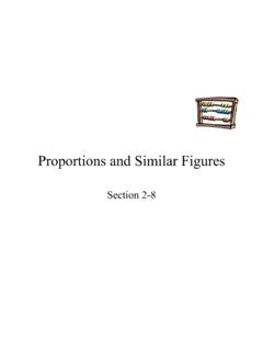 Proportions and Similar Figures - muncysd.org