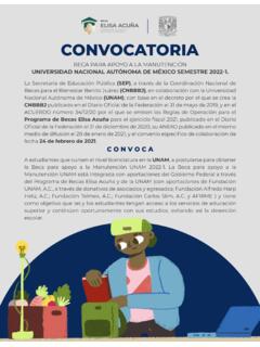CONVOCATORIA - gob.mx