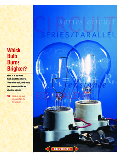 Chapter 23: Series and Parallel Circuits - Denton ISD
