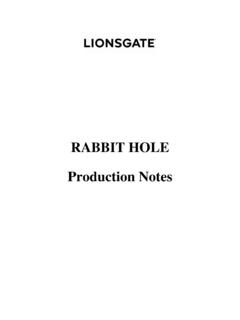 RABBIT HOLE Production Notes - The CIA