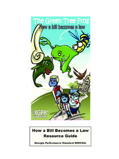 How a Bill Becomes a Law Resource Guide