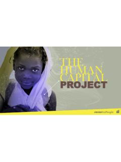 THE HUMAN CAPITAL PROJECT - pubdocs.worldbank.org