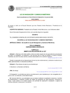 Ley de Navegaci&#243;n y Comercio Mar&#237;timos