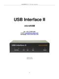 USB Interface II - microHAM