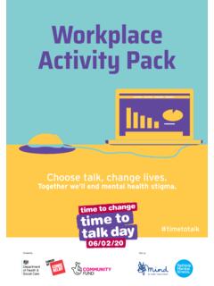 Workplace Activity Pack - Time to Change