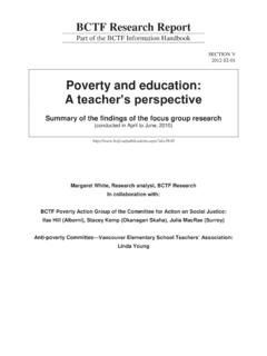 Poverty and education: A teacher’s perspective