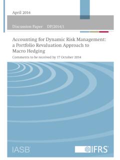 Accounting for Dynamic Risk Management: a Portfolio ...