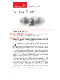 Lesson 9 Turn Their Hearts - absg.adventist.org