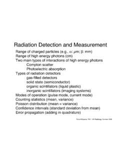 Radiation Detection and Measurement - Atlas …