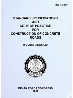 STANDARD SPECIFICATIONS AND CODE OF PRACTICE FOR ...