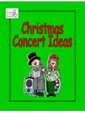 Ideas for the Christmas Concert - Primary Success