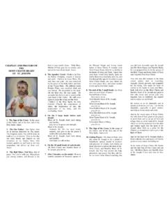 Chaplet and Prayers of St. Joseph - Moving Heart …