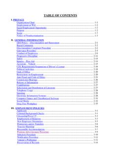 TABLE OF CONTENTS - Arkansas Department of …