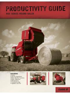 rbx series round baler - Machinery &amp; Parts Export, LLC