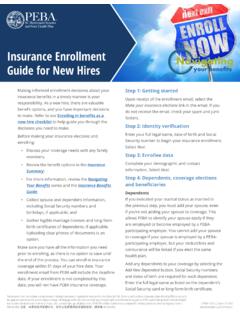 Insurance Enrollment Guide for New Hires