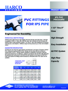 PVC FITTINGS PRERE FOR IPS PIPE