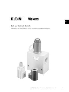 Coils and Electronic Controls - Vickers