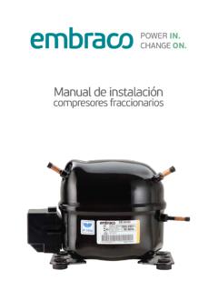 Manual de instalaci&#243;n compresores fraccionarios - bohn.com.mx