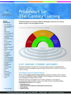 Framework for 21st Century Learning - Apple