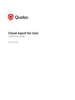 Cloud Agent for Unix - Qualys