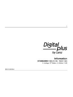 Information STANDARD+ V2 (Art.Nr. 10231-02) - Lenz …