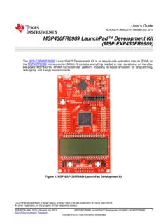 MSP430FR6989 LaunchPad™ Development Kit (MSP …