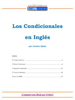 Los Condicionales en Ingl&#233;s - selvaingles.com