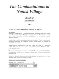 The Condominiums at Natick Village