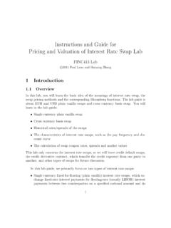 Instructions and Guide for Pricing and Valuation of ...