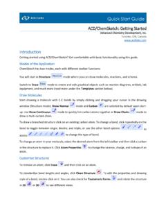 ACD/ChemSketch: Getting Started