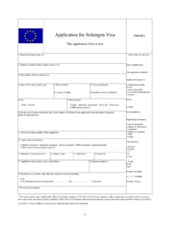 Application for Schengen Visa - exteriores.gob.es