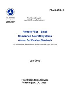 Remote Pilot - Small Unmanned Aircraft Systems Airman ...