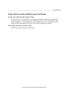 Project-Based Learning of Digital Logic Circuit Design