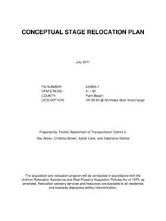 CONCEPTUAL STAGE RELOCATION PLAN - …