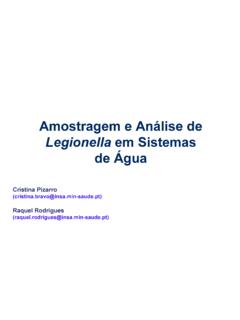 Amostragem e An&#225;lise de Legionella em Sistemas de &#193;gua