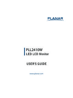 Planar PLL2410W UG-EN