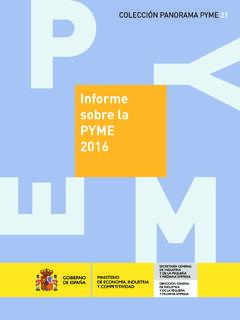 Informe sobre la PYME 2016 - ipyme.org