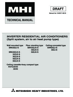 INVERTER RESIDENTIAL AIR CONDITIONERS (Split system, …