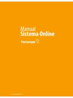 Manual Sistema Online - factureya.com