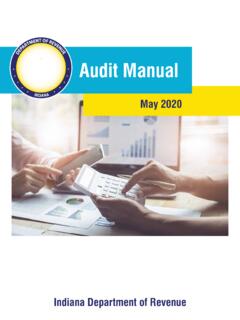 Audit Manual - Indiana