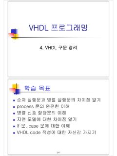VHDL04 chapter1.ppt [호환 모드] - dasan.sejong.ac.kr
