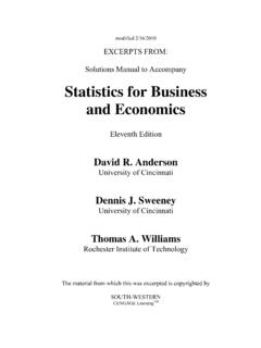 Statistics for Business and Economics - BBA12.weebly.com