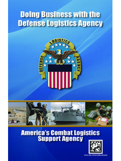 Doing Business with the Defense Logistics Agency