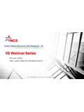 V6 Webinar Series - National CAD Standard