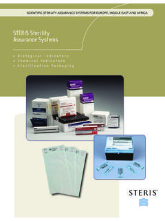 STERIS Sterility Assurance Systems - Scantago