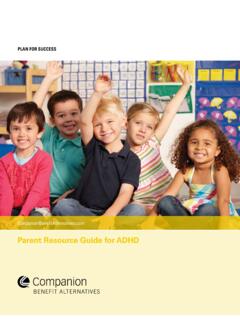 Parent Resource Guide for ADHD - Behavioral Health Benefits
