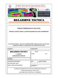 RELAZIONE TECNICA - Studio Tecnico Mariani