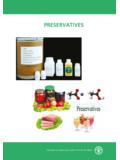 PRESERVATIVES - Food and Agriculture Organization